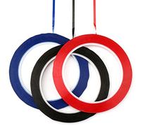 H&S Cinta Adhesiva de Colores para Pizarra Blanca - 3 Rollos - Cinta para Marcadores Adhesivos no Magnética - 3mm x 50m en Azul, Negro y Rojo