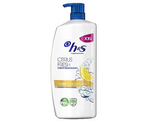 H&S Citrus Fresh Champú Anticaspa para Pelo Graso 1000ml, con Dispensador + Old Spice Captain Gel De Baño Y Champú Para Hombres, 3 En 1, 1000 ml