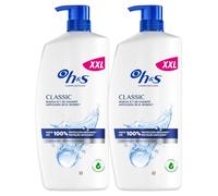 H&S Classic Champú Anticaspa, Todo Tipo de Pelo y Cuero Cabelludo, 2x1L