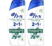 H&S Cuero Cabelludo con Picor 2en1+ Champú Anticaspa y Acondicionador 300ml (Paquete de 2)