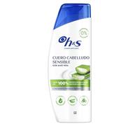 H&S Cuero Cabelludo Sensible Champú Anticaspa Con Aloe Vera 300ml. Actúa contra la caspa, el aceite y el picor desde el primer lavado, hasta un 100% de protección contra la caspa, clínicamente probado