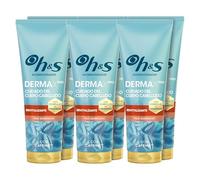 H&S DermaXPro Acondicionador Revitalizante Anticaída con Cafeína, 6x220ml | Complejo de Ceramidas, Hidrata el Cuero Cabelludo Seco y el Cabello Debilitado, Mantiene la Protección Anticaspa