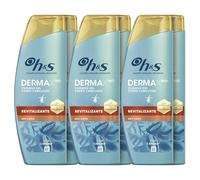 H&S DermaXPro Revitalizante Champú Anticaspa Anticaída 6x300ml
