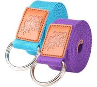 H&S Gomas Elasticas para Musculacion - 2uds - Bandas de Estiramiento y Resistencia Ajustable - Cintas Elásticas de Longitud 1,85 y 2,45m para Fitness