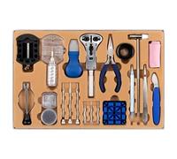 H&S Herramientas de Relojero - Kit Relojero Profesional Completo con 155x Herramientas Relojero Profesional - Herramientas Reloj con Herramienta Cambiar Correa Reloj Pilas Quitar Eslabones