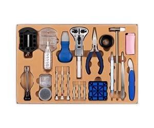 H&S Herramientas de Relojero - Kit Relojero Profesional Completo con 155x Herramientas Relojero Profesional - Herramientas Reloj con Herramienta Cambiar Correa Reloj Pilas Quitar Eslabones