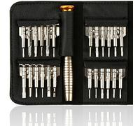 H&S Kit Destornilladores de Precisión - Mini Destornillador de Precision para Gafas, Reloj u Ordenador Portátil - Juego de Reparación Pequeño y Compacto