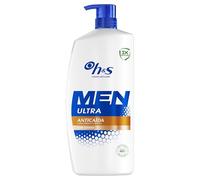 H&S Men Ultra Champú Anticaída con Cafeína, Pelo Graso y Picor, 800ml