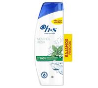 H&S Menthol Fresh Champú Anticaspa 330ml. Actúa contra la caspa, grasa y el picor desde el primer lavado hasta 100% protección contra la caspa, clínicamente comprobado. Con efecto refrescante