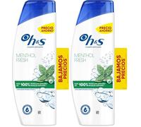 H&S Menthol Fresh Champú Anticaspa 330ml. Actúa contra la caspa, grasa y el picor desde el primer lavado hasta 100% protección contra la caspa, clínicamente comprobado. Con efecto refrescante