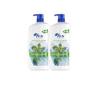 H&S Menthol Fresh Champú Anticaspa Anti-picor, Efecto Refrescante, 2x800ml