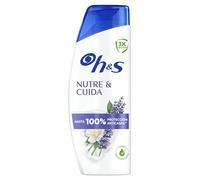 H&S Nutre y Cuida Champú Anticaspa 300ml, Contra Caspa, Grasa, Picor desde Primer Lavado, Protección Anticaspa 100%, Cabello Saludable