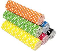 H&S Pajitas de Papel Biodegradables - 120uds - Kit Pajitas Multicolor Reciclables para Cocktail