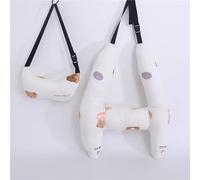 H-Shape - Kid Car Sleeping Head Support, Kid's Pillow, Baby Neck Pillow, Soft and Skin Friendly, Baby Toddler Travel Pillows for Car Seat Support The Body and Head. (Beige Bear)