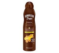Hawaiian Tropic Aceite Protector Solar Glowing Protection - Bruma Aceite Seco Bronceador y Acelerador del bronceado SPF 30 Aceite de Argán - 177 ml (Individual)