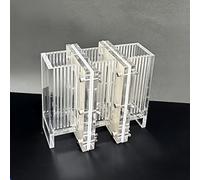 H-Type Electrolytic Cell for Electrochemical Reactions - Non-Sealed Acrylic Diaphragm Chamber, Customizable(600ml)