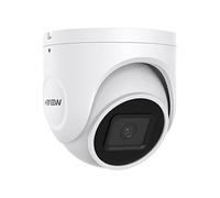 H.VIEW IP Cámaras de vigilancia Domo PoE 5MP Super HD, IP66 Impermeable, IR Visión Nocturna Soporte de Audio, con Ranura para Tarjeta SD hasta 256GB, Cámara IP Seguridad