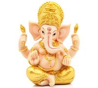 H&W Estatua de bendición del Señor Ganesha Ganpati Elefante Dios hindú de 6 pulgadas de alto