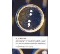 H. W. Fowler A Dictionary of Modern English Usag (Tapa blanda) (Importación USA)