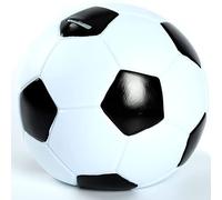 H&W Hucha de fútbol para niños Grils, banco de monedas con temática de deportes de fútbol inastillable, tamaño grande, regalo de fútbol de la Copa del Mundo 2022 para niños (tamaño L)