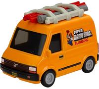 Hot Wheels Super Mario Bros - Modelo de la película DieCast Furgón Plumber Van de - escala 1/64 longitud 5 cm HXF03