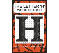 'H' Word Search Puzzle Book: Word Searches with Easy to Read Print about words starting with the Letter 'H' | 6x9 Inches, 110 pages | 50+ Puzzles ... Gift for Vacations, Holidays and Free Times