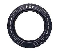 H&Y Adaptador de filtro REVORING para filtros de 77 mm 52-72 mm