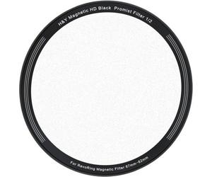 H&Y Black fog magnetic 1/2 clip-on filter for RevoRing 67-82mm