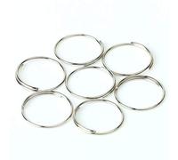 H y D 500 unidades redondo filo Split anillo circular Clips para cortina de cristal, lámparas de cristal, guirnalda de cristal, collares, llaves, pendientes, joyería Making y Craft Ideas