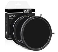 H&Y Filtro ND variable de 95 mm ND32-512, filtro de densidad neutra VND y CPL de rosca y filtro de lente magnético 2 en 1 con anillo adaptador magnético, serie EVO
