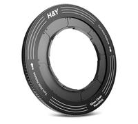 H&Y RevoRing - Anillo ajustable de 52-72 mm a 77 mm, anillo adaptador de filtro de lente variable, sistema de escalonamiento universal para 52, 55, 58, 62, 67, 72 mm, color negro
