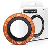 H&Y RevoRing - Anillo ajustable de 67-82 mm a 82 mm, anillo adaptador de filtro de lente variable, sistema de paso universal para 67, 72, 77, 82 mm, naranja