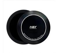 H&Y RevoRing - Tapones de filtro de lente integrados CNC mecanizados de aluminio frontal y trasero, 46-62 mm