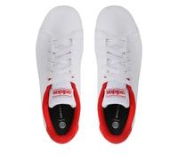 H06179 Adidas Advantage Court K Blanco Escarlata Zapatos Infantiles...