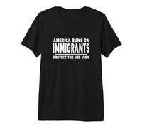 H1-B Skilled Worker H1B Visa Pro Immigrant Rights Camiseta Premium