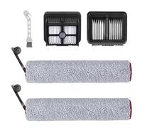H12 Pro Accesorios para Dreame H12 Pro H12 Dual H12 Piezas de repuesto para aspiradora en seco y húmedo, 2 rodillos de cepillo + 2 filtros + 1 cepillo de limpieza