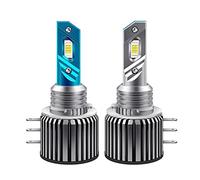 H15 Bombillas LED para faros delanteros, 2 piezas Super brillante 30000LM Canbus CSP H15 Bombilla LED Faros delanteros para automóviles Luz de carretera DRL Luz diurna Lámpara automática 12V 6000