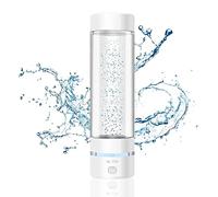 H2 Life Generador de agua de hidrógeno, botella de agua profesional libre de BPA - modo dual portátil reutilizable ionizador de agua con SPE PEM botella de agua de hidrógeno para deportes, fitness