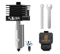 H2D/P2S Quick Swap Hotend 0.4mm Acero Endurecido Boquilla Kit Cabezal Extrusor de Alta Temperatura de Recambio con Cubierta de Silicona Compatible with Bambu Lab P2S/H2D Combo/A1/A1 Mini Impresoras 3D