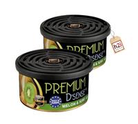 h2i Ambientador premium ambientador - Auto Camping Bote Oficina Baño & en casa - 60 días de aroma fresco - Regulación de cantidad - Cabe en soporte para bebidas + adhesivo h2i