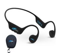 H2O Audio TRI 2 - Auriculares deportivos multideportivos impermeables de conducción ósea de oreja abierta - Bluetooth-V5.3 para correr/ciclismo, MP3 para natación, color negro