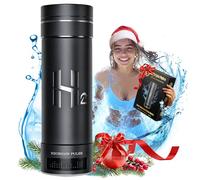 H2Origin Pulse Botella de agua de hidrógeno - Generador de hidrógeno portátil 3 en 1 de 10.5 onzas, tecnología SPE/PEM de alta concentración, adaptador universal y spray de niebla refrescante