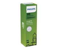 Bombilla halógena PHILIPS H3 Long Life EcoVision 12V, 55W