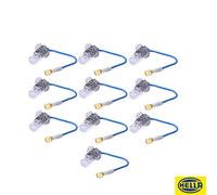 H3 bombillas halógenas x 10 HELLA 8GH 002 090-131 12V 55W PK22S A3312