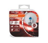 Bombilla halógena OSRAM H3 Night Breaker Laser 12V/55W, 2 Pieza