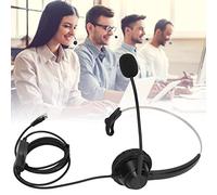 H360-RJ9-MV Auricular de Oficina, Auricular Comercial RJ9 con Experiencia de Uso Ultraligero, Auricular de Teléfono para el Curso en Línea de Atención Al Cliente del Centro de Llamadas