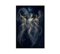 H3B8U2Y5 bailarines de la luna Arte de Pared en Lienzo, Espiritus etereos