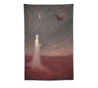 H3B8U2Y5 Mar Rojo fantasma Tapiz de Pared, Pintura al óleo Dormitorio