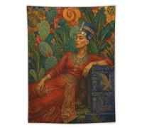 H3B8U2Y5 Mosaico de cactus de Cleopatra Tapiz de Pared, Pasillo