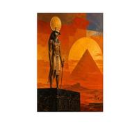 H3B8U2Y5 Pirámide del Sol de Horus Cuadro en Lienzo, Arte egipcio antiguo